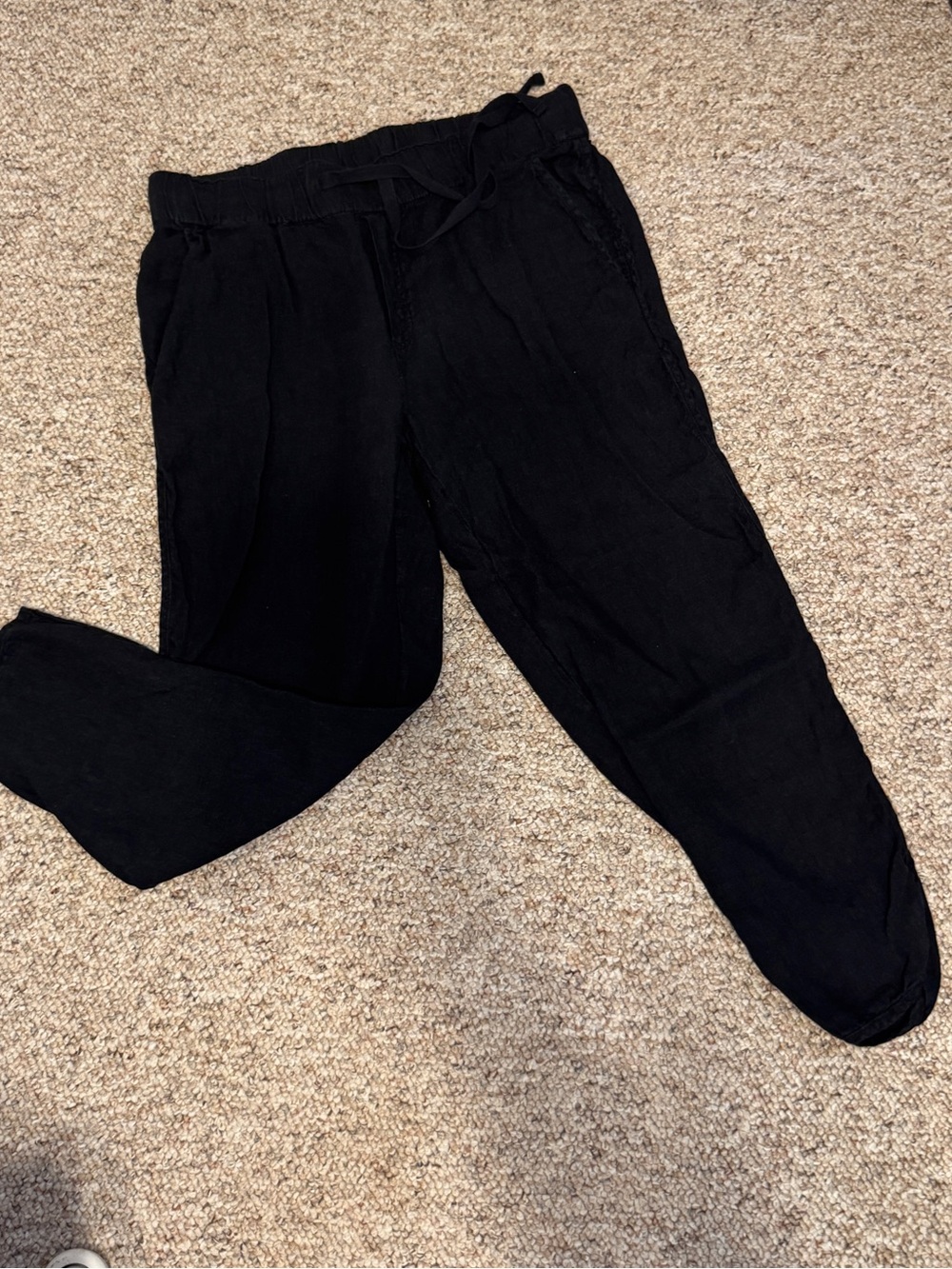 Caslon Black Linen Pants